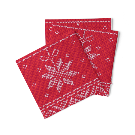 Karacsonyi tissue szalvetak 33 x 33 – Rendelesre - Karacsonyi 3 retegu tissue szalvetak - Magda / 33 × 33 cm / 100 db