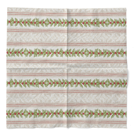 Karacsonyi 3 retegu tissue szalvetak - Magda / 40 × 40 cm / 100 db [2]