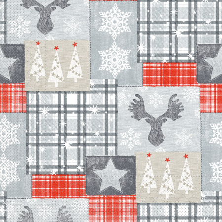 Karacsonyi tissue szalvetak 40 x 40 – Rendelesre - Karacsonyi 3 retegu tissue szalvetak - Pedro / 40 × 40 cm / 100 db