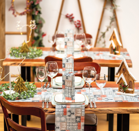 Karacsonyi 3 retegu tissue szalvetak - Pedro / 40 × 40 cm / 100 db [1]