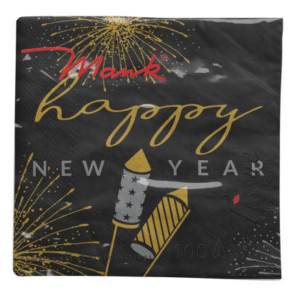 Karacsonyi 3 retegu tissue szalvetak - Rocky / 33 × 33 cm / 100 db [1]