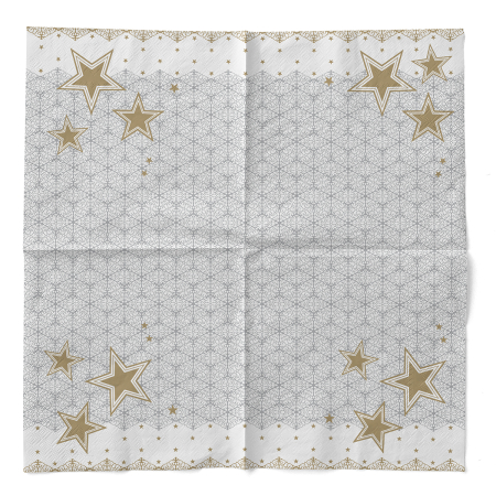 Karacsonyi 3 retegu tissue szalvetak - Vivien / 33 × 33 cm / 100 db [2]