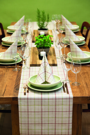 Karacsonyi asztalfutok – Rendelesre - Karacsonyi asztalfuto Linclass - Bente / 40 × 24 cm / 1 db