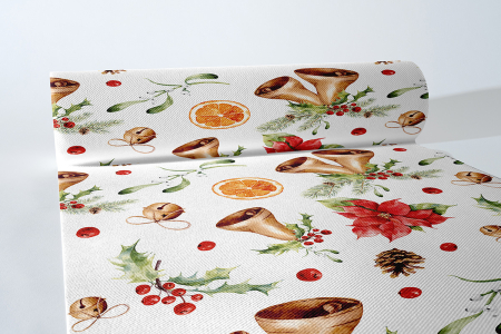 Karacsonyi asztalfutok – Rendelesre - Karacsonyi asztalfuto, Linclass - Marianne / 40 × 24 cm / 1 db