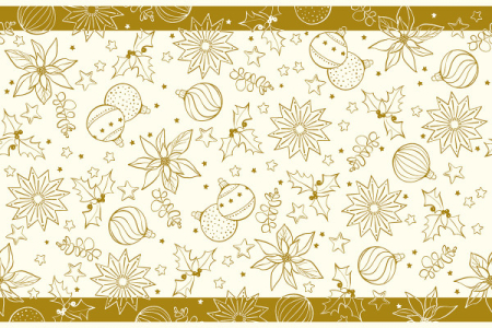 Karacsonyi asztalfutok – Rendelesre - Karacsonyi asztalfuto, Linclass - Milan champagner / pezsgoszin / 40 × 24 cm / 1 db