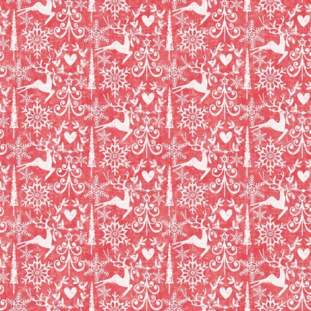 Karacsonyi asztalteritok – Rendelesre - Karacsonyi asztalterito Linclass - Bob rot / piros / 80 × 80 cm / 20 db