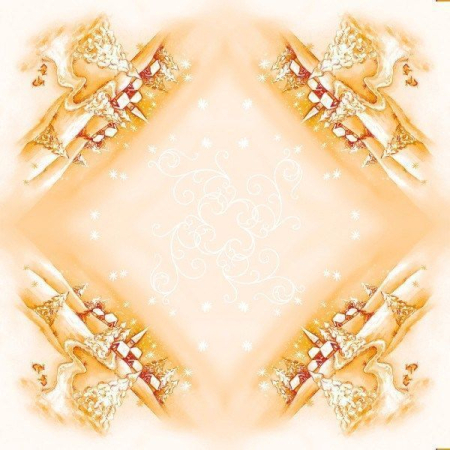 Karacsonyi asztalteritok – Rendelesre - Karacsonyi asztalterito Linclass - Silence / 80 × 80 cm / 20 db