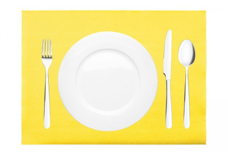 Asztali közép - Asztali alátét, Linclass - Sárga (Sárga)/ 40 x 30 cm / 100 db