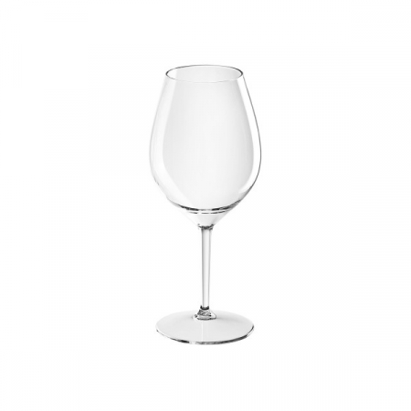 PRÉMIUM EGYSZER HASZNÁLATOS EDÉNYEK - Tritan borospohár, átlátszó, újrahasználható, 510 ml, 1 db