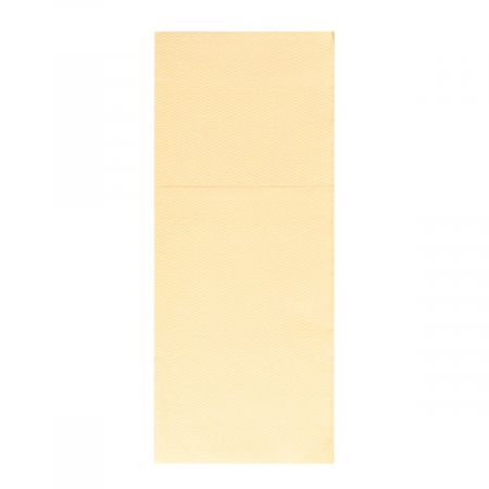 Zsebes evőeszköz-tartó szalvéta, Softpoint – Krém / 33 × 40 cm / 50 db   [1]