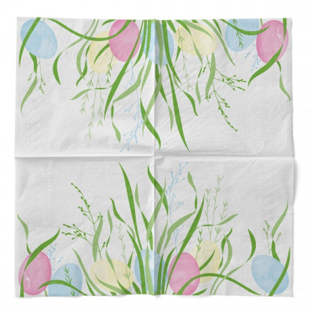 3 rétegű asztali szalvéta, Tissue – Ostern (tojás-mintás) / 33 × 33 cm / 100 db [1]