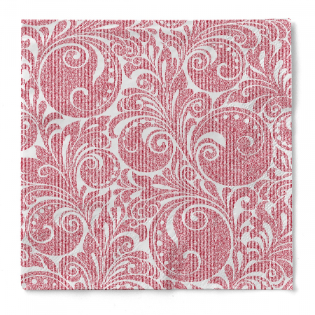 Karacsonyi tissue szalvetak 40 x 40 – Rendelesre - Karacsonyi 3 retegu tissue szalvetak - Jordan weiss-bordeaux / feher-bordó / 40 × 40 cm / 100 db