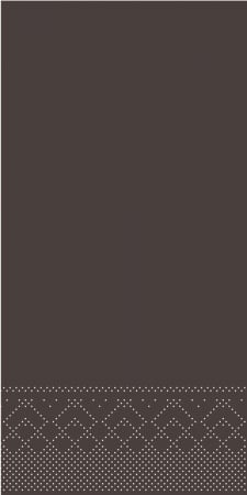 Termékek - Háromrétegű asztali szalvéta Tissue – Barna / 40 × 40 cm / hajtogatás 1/8 / 100 db