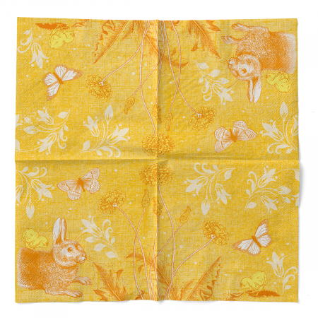 3 rétegű asztali szalvéta, Tissue – Peter (nyuszi) / 40 × 40 cm / 100 db [1]