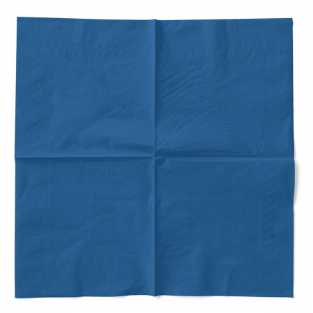 Háromrétegű asztali szalvéta Tissue – ROYAL BLAU (királykék) / 33 × 33 cm / 30 db [2]