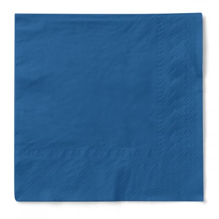 Asztali szalvéták, 3 rétegű, egyszínű - Háromrétegű asztali szalvéta Tissue – ROYAL BLAU (királykék) / 33 × 33 cm / 30 db