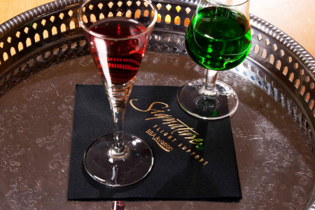 3 rétegű koktélszalvéták, Tissue – Fekete / 20 × 20 cm / 300 db [1]