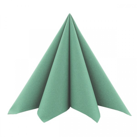 ÜNNEPI SZALVÉTÁK – TENGERI TÉMA – HALÁSZATI - Szalvéták asztali ünnepi Linclass - Eukalyptus (Zöld eucalipt deschis) / 40 x 40 cm / 50 db