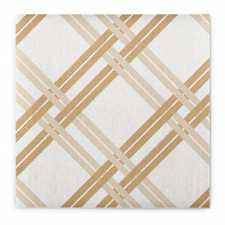 ÜNNEPI SZALVÉTÁK – ESKÜVŐ - Szalvéták asztali ünnepi Linclass - Fabio (Bézs) / 40 x 40 cm / 50 db