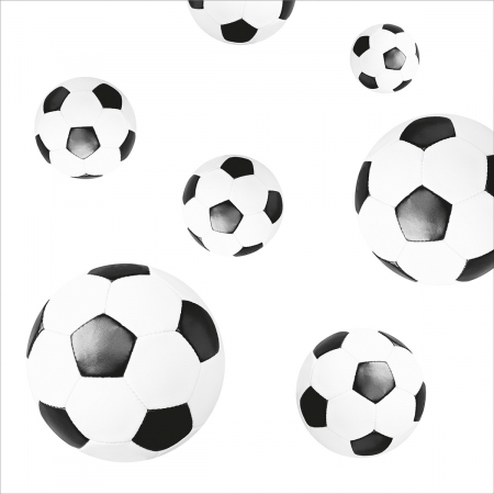 Ünnepi asztali szalvéta, Linclass - Fussball / 40 x 40 cm / 50 db [2]