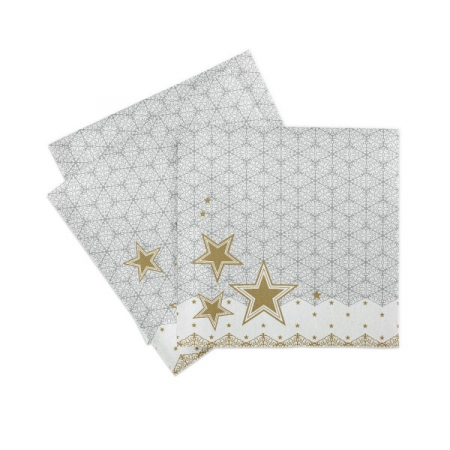 Szalvéták asztali ünnepi Linclass pentru Craciun/Revelion - Vivien / 40 x 40 cm / 50 db [5]