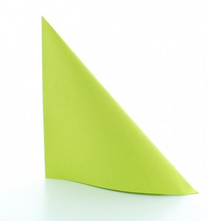 Ünnepi asztali szalvéták, Linclass Light – Kiwizöld / 40 × 40 cm / 50 db [3]