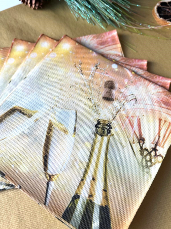 Ünnepi asztali szalvéta Softpoint – Koccintás / 40 × 40 cm / 20 db   [6]