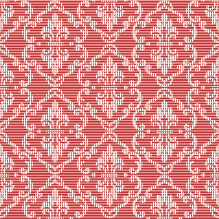 Termékek - Ünnepi asztali szalvéta Spanlin – Bjorn (bordó, fehér mintával) / 40 × 40 cm / 30 db