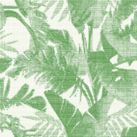 ÜNNEPI SZALVÉTÁK – MÁRCIUS 1 & 8 - Ünnepi asztali szalvéta, Spanlin - Matis (zöld növényi minta) / 40 x 40 cm / 30 db