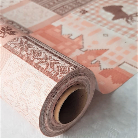 Asztali futó, Linclass – Luke (rusztikus minta) / 40 × 120 cm / 20 tekercs   [1]