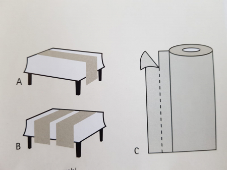 Asztali futó, Linclass – Luke (rusztikus minta) / 40 × 120 cm / 20 tekercs   [3]
