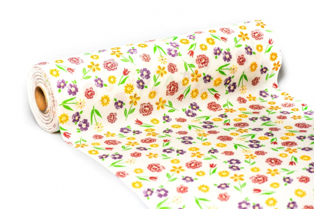 ASZTALI FUTÓK – MINTÁVAL - Ünnepi asztali szalvéták Linclass – Asparagus (spárga) / 40 × 40 cm / 50 db