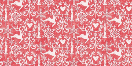 Asztali futó - Karacsonyi asztalfuto, Linclass - Bob rot / piros / 40 × 24 cm / 1 db