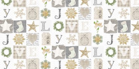 Asztali futó - Karacsonyi asztalfuto, Linclass - Candy / 40 × 24 cm / 1 db