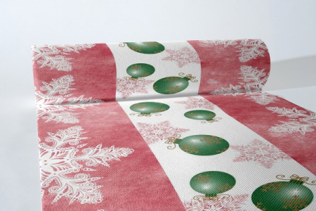 ASZTALI FUTÓK – MINTÁVAL - Asztali futó – Linclass Coline (téli minta) / 40 cm × 24 m / 1 tekercs  