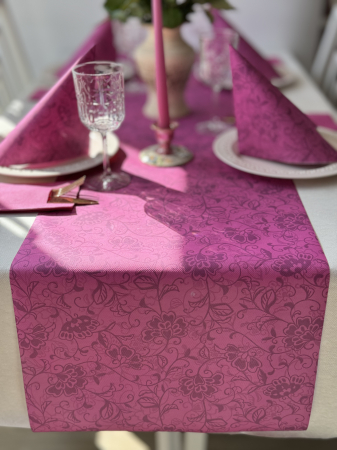 Asztali futó - Asztali futó, Linclass – Liv (lila) / 40 cm × 24 m / 1 tekercs