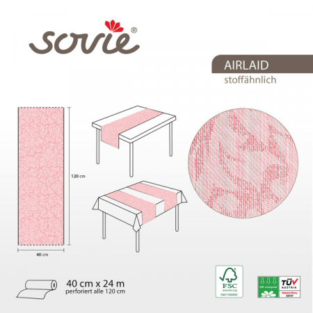 Asztali futó, Linclass – Mika / 40 cm × 24 m / 1 tekercs [5]