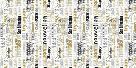 Asztali futó - Karacsonyi asztalfuto, Linclass - San Silvestro / 40 × 24 cm / 1 db