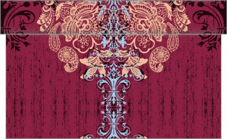 Asztali futó/alátét, Linclass Ellen (bordó) / 40 cm × 4,8 m / 1 tekercs [4]