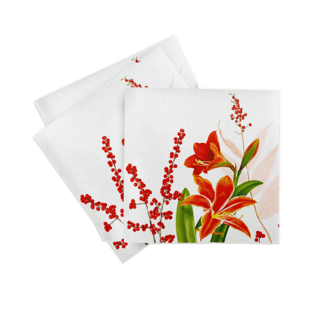 Unnepi Linclass asztali szalvetak Szilveszterre/Ujevre - Felina / 40 × 40 cm / 50 db [2]