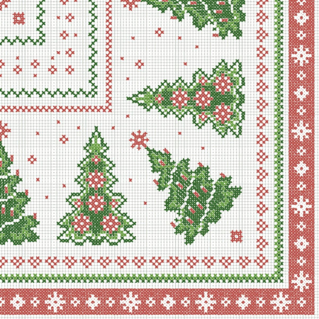 Karacsonyi unnepi szalvetak – Rendelesre - Unnepi Linclass asztali szalvetak Szilveszterre/Ujevre - Gina / 40 × 40 cm / 50 db