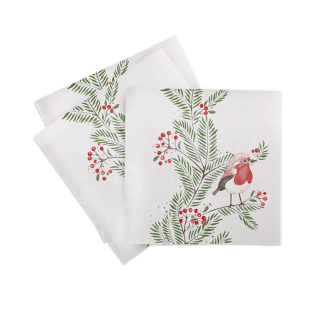 Unnepi Linclass asztali szalvetak Szilveszterre/Ujevre - Jesse / 40 × 40 cm / 50 db [2]