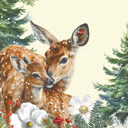 Karacsonyi unnepi szalvetak – Rendelesre - Unnepi Linclass asztali szalvetak Szilveszterre/Ujevre - Kemi / 40 × 40 cm / 50 db