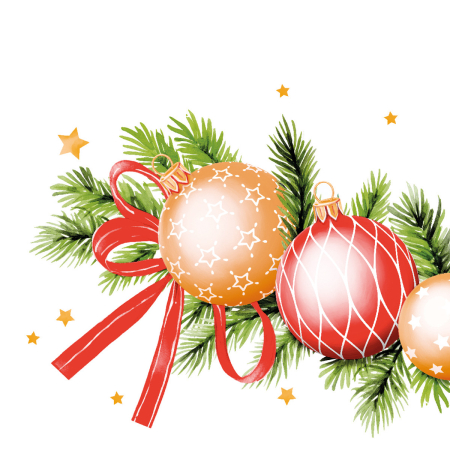 Karacsonyi unnepi szalvetak – Rendelesre - Unnepi Linclass asztali szalvetak Szilveszterre/Ujevre - Kerstin weiss / feher / 40 × 40 cm / 50 db