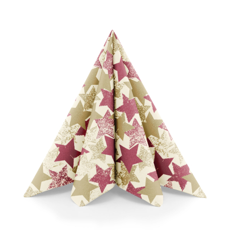 Karacsonyi unnepi szalvetak – Rendelesre - Unnepi Linclass asztali szalvetak Szilveszterre/Ujevre - Levi / 40 × 40 cm / 50 db