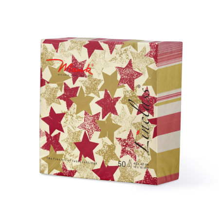 Unnepi Linclass asztali szalvetak Szilveszterre/Ujevre - Levi / 40 × 40 cm / 50 db [2]