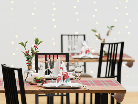 Unnepi Linclass asztali szalvetak Szilveszterre/Ujevre - Niklas / 40 × 40 cm / 50 db [1]