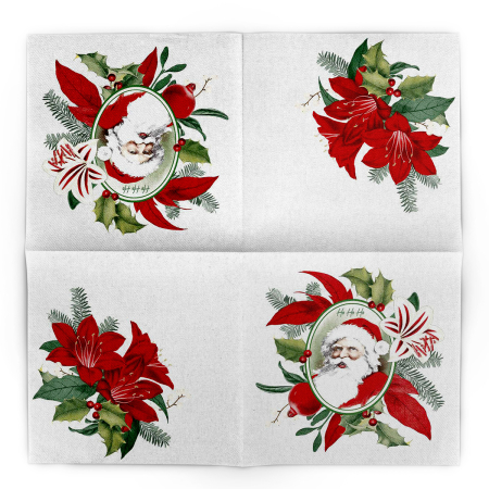 Unnepi Linclass asztali szalvetak Szilveszterre/Ujevre - Niklas / 40 × 40 cm / 50 db [2]