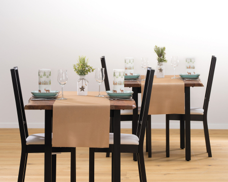 Unnepi Linclass asztali szalvetak Szilveszterre/Ujevre - Sandy / 40 × 40 cm / 50 db [2]