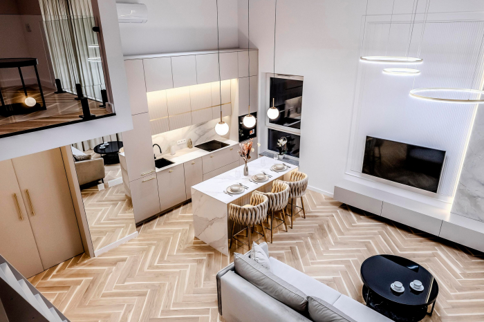 Parchet Chevron Nancy – stejar Natur periat, ulei Woka [3]